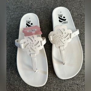 Sam & Libby Women's Alexandra Thong Footbed Sandal size 8